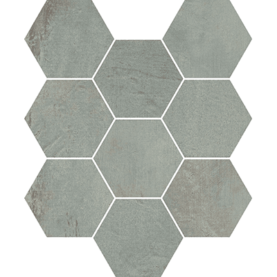 Fusion Mosaico Esagoni Green | Casalgrande Padana Fusion Mosaico Esagoni Green | Casalgrande Padana