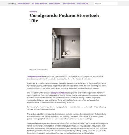 Casalgrande Padana Stonetech Tile | Casalgrande Padana