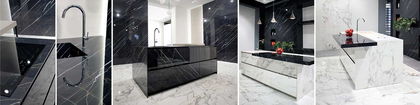 Porcelain stoneware tiles meet the world of furnishings